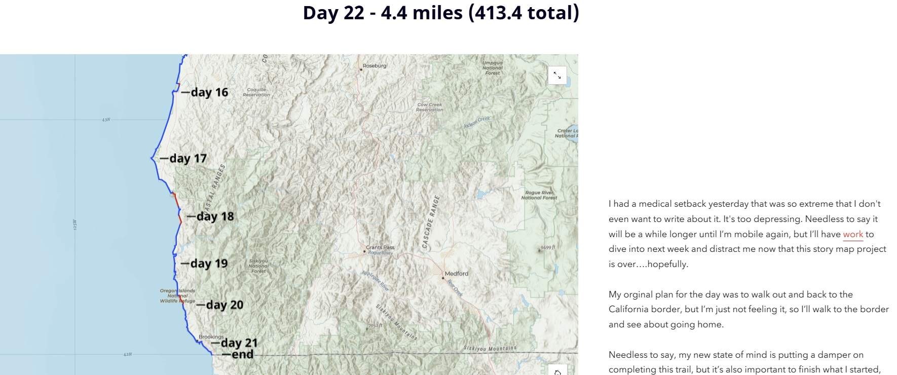 A Virtual Oregon Coast Trail – The Last Day: 4.4 miles – She-ra Hikes